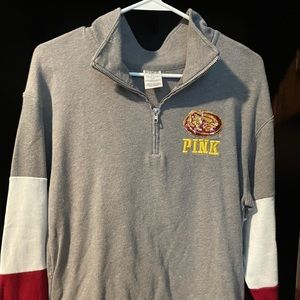 Pink Iowa State Quarter Zip